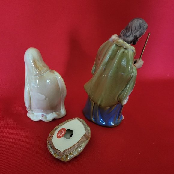Ceramic Nativity Figurines 3 Piece Set - Picture 4 of 12